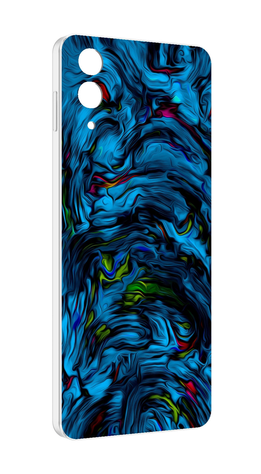 

Чехол MyPads голубая краска в темноте для Samsung Galaxy Z Flip 4 (SM-F721), Прозрачный, Tocco