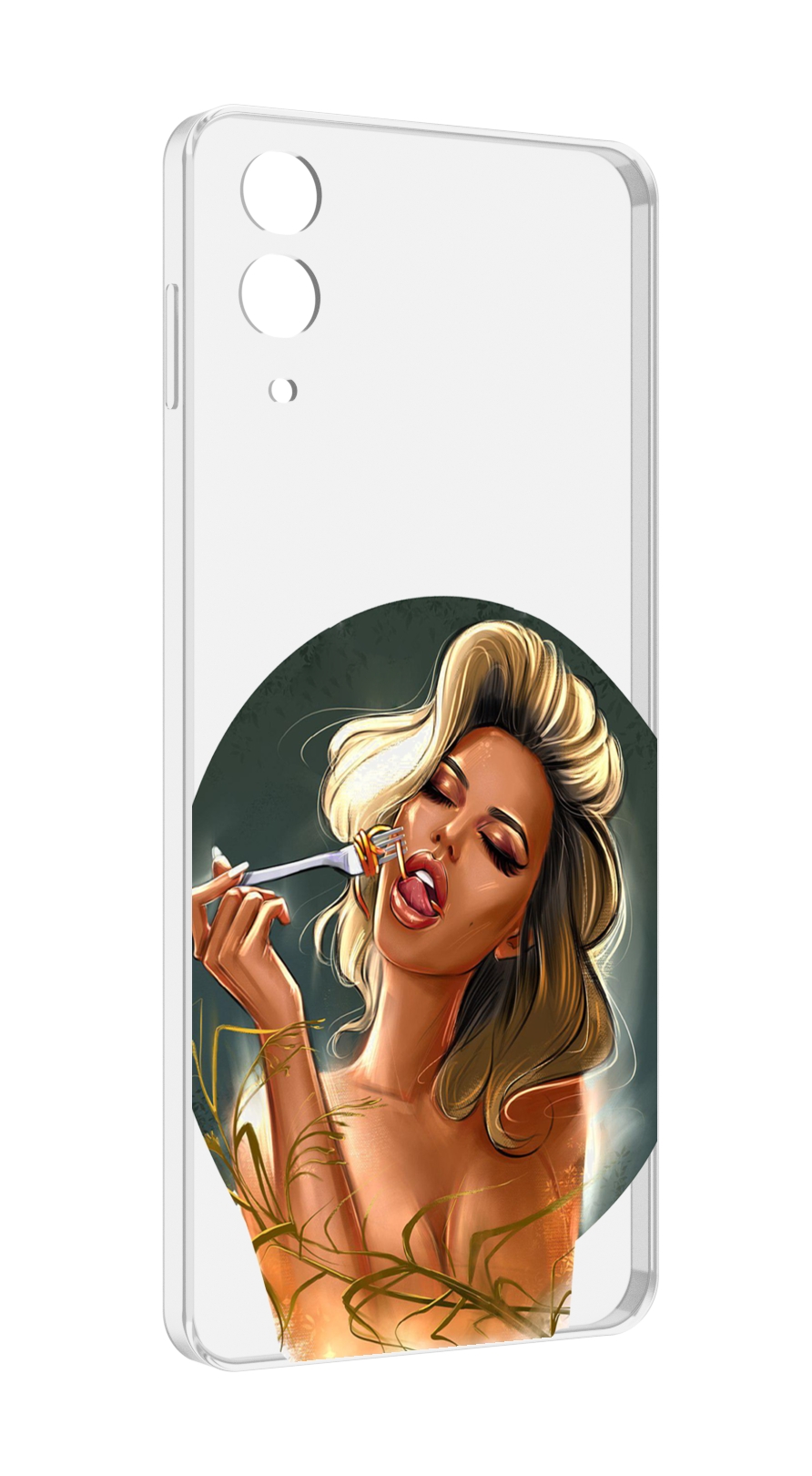 

Чехол MyPads голодная-девушка-модель женский для Samsung Galaxy Z Flip 4 (SM-F721), Прозрачный, Tocco