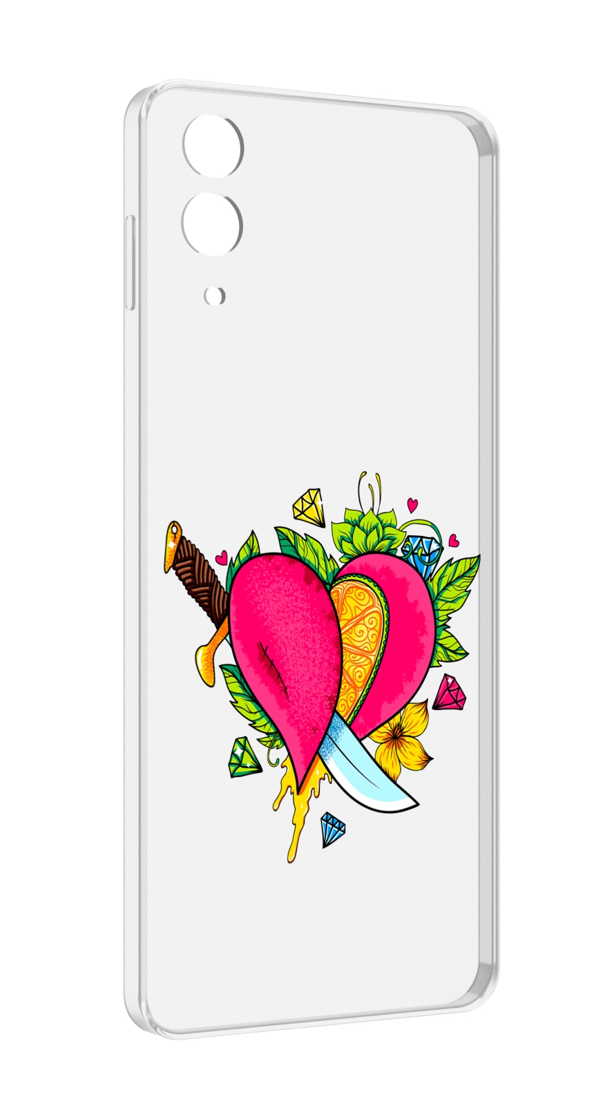 

Чехол MyPads Фруктовое сердце для Samsung Galaxy Z Flip 4 (SM-F721), Прозрачный, Tocco