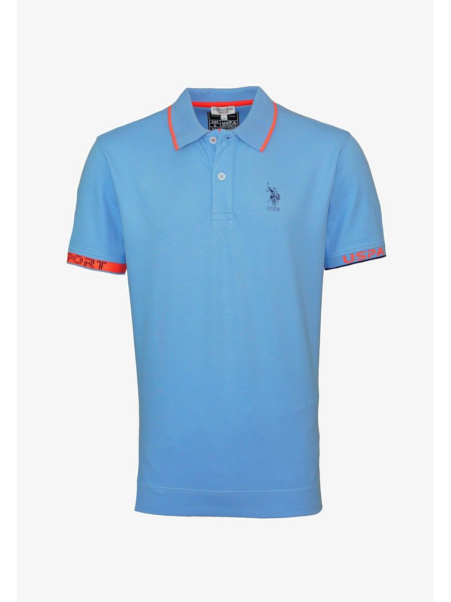 

Футболка мужская U.S. POLO Assn. US222P04O синяя L, Синий, US222P04O