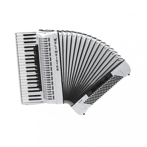 

Saphir-IV-120/41-WH Saphir Аккордеон 41/120/IV/11/5, белый, с ремнями и чехлом, Weltmeiste, Saphir-IV-120/41-WH