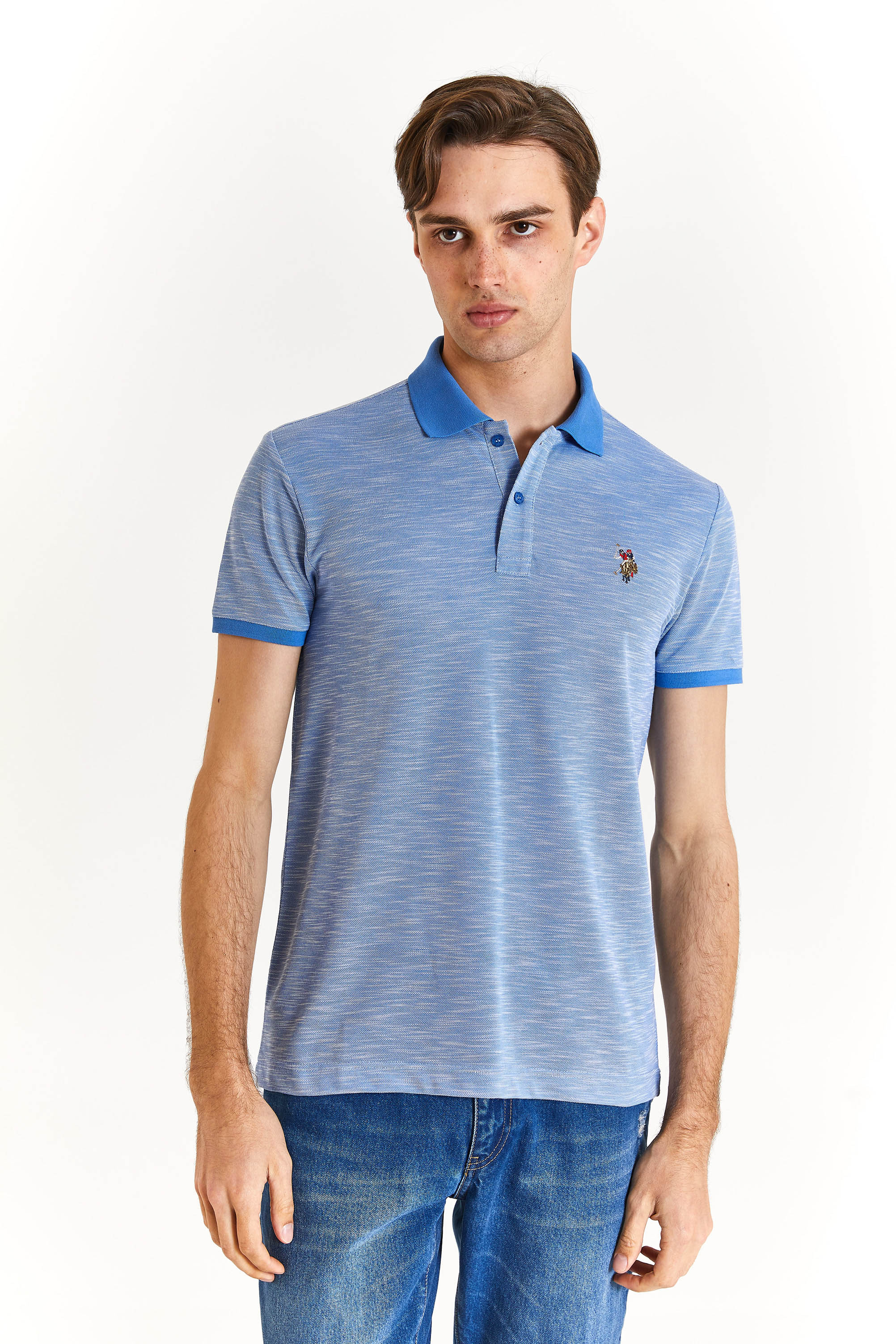 Футболка мужская U.S. POLO Assn. G081GL0110KALIMNOSIY024 синяя XL U.S. POLO ASSN. синий