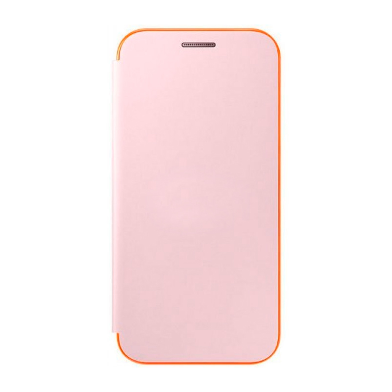 

Чехол-книжка Samsung Galaxy A3 2017 Flip cover оригинал кожаная розовая, Розовый