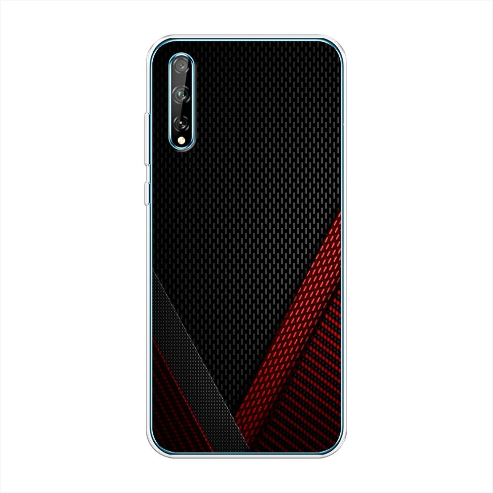 

Чехол Awog на Huawei Y8p "Красный карбон", Черный;красный, 6103450-3