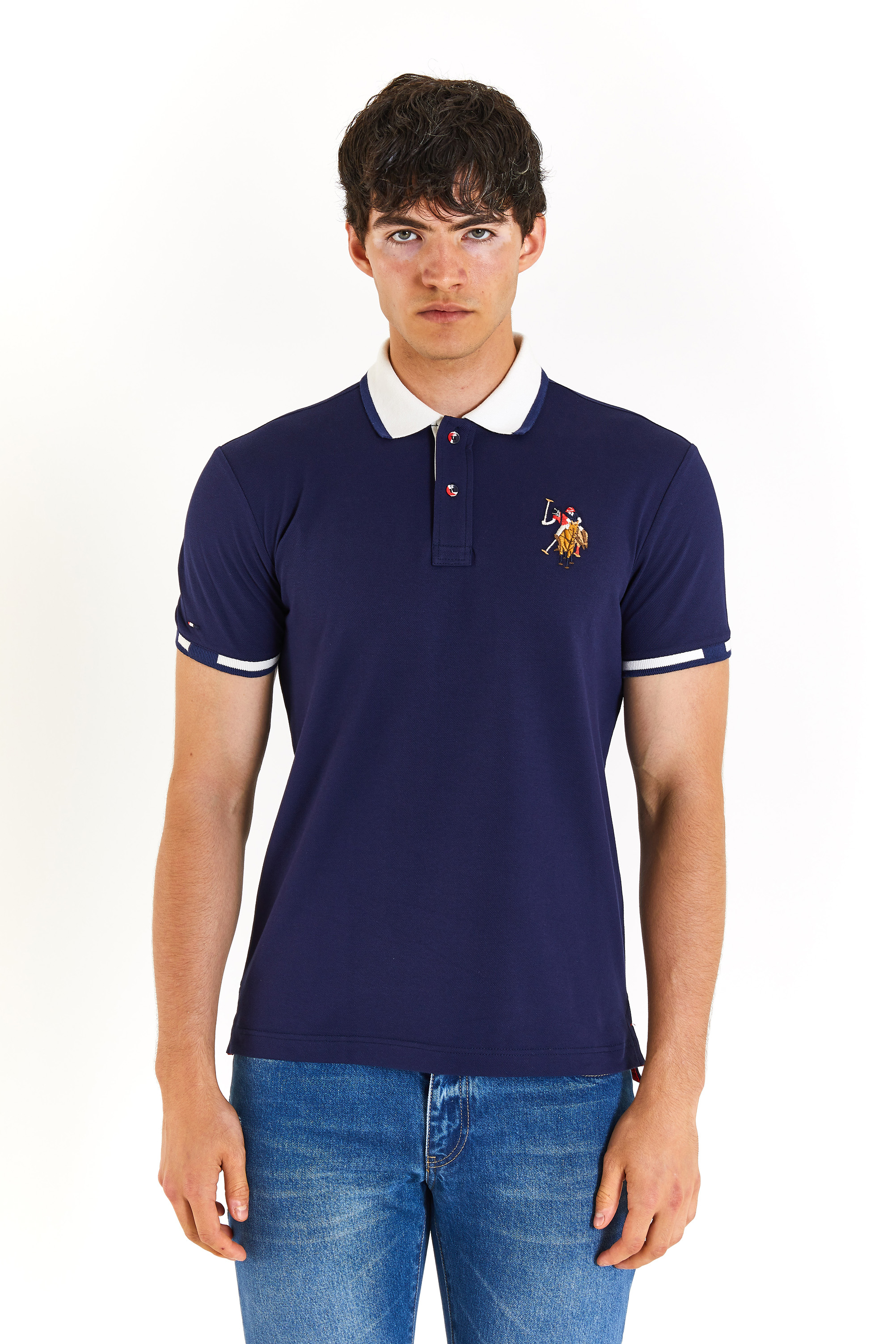 Футболка мужская US Polo Assn G081SZ0110SD01IY024 синяя XL 2760₽