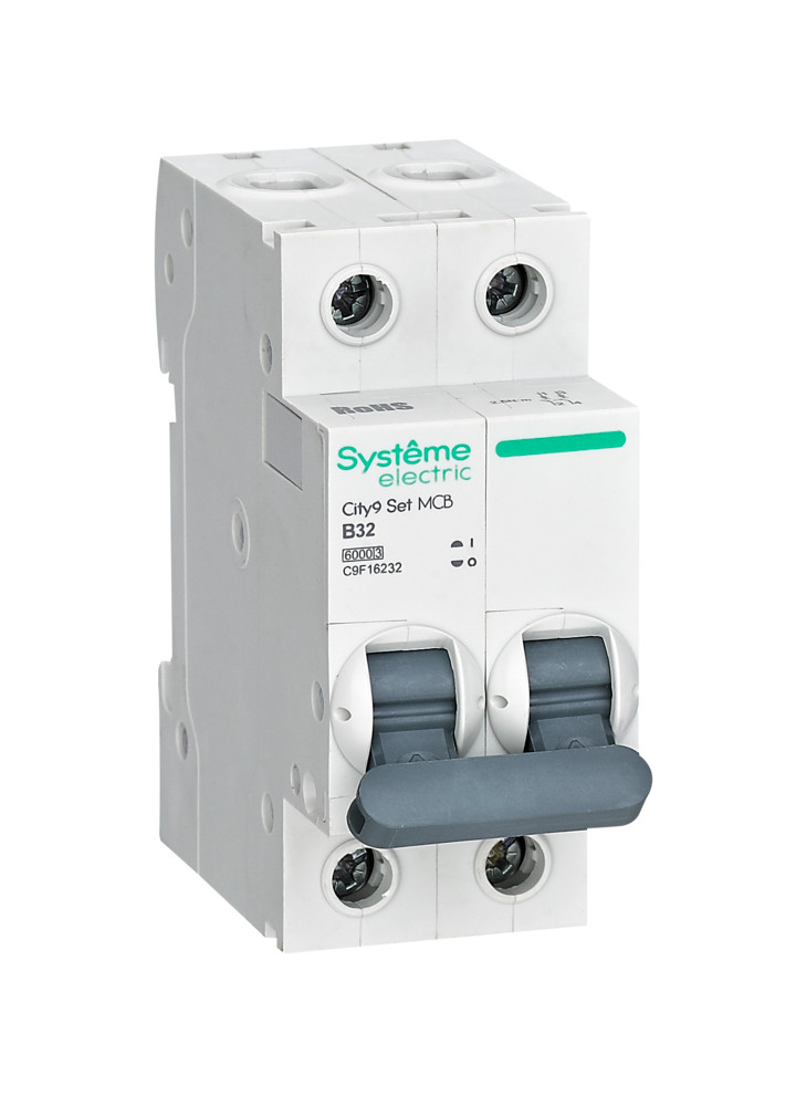 

Автоматический выключатель Systeme Electric C9F16232 2P 32A B 6кА