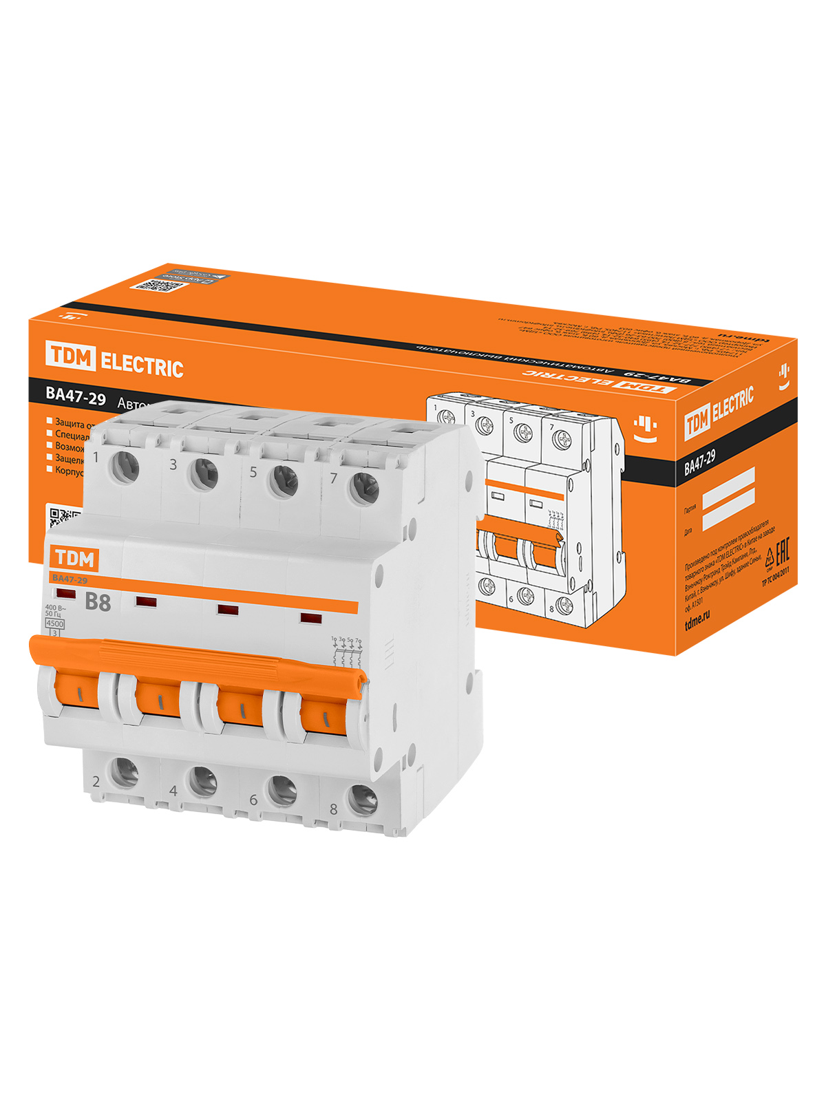 

Автоматический выключатель TDM ELECTRIC SQ0206-0055, TDM ELECTRIC-1