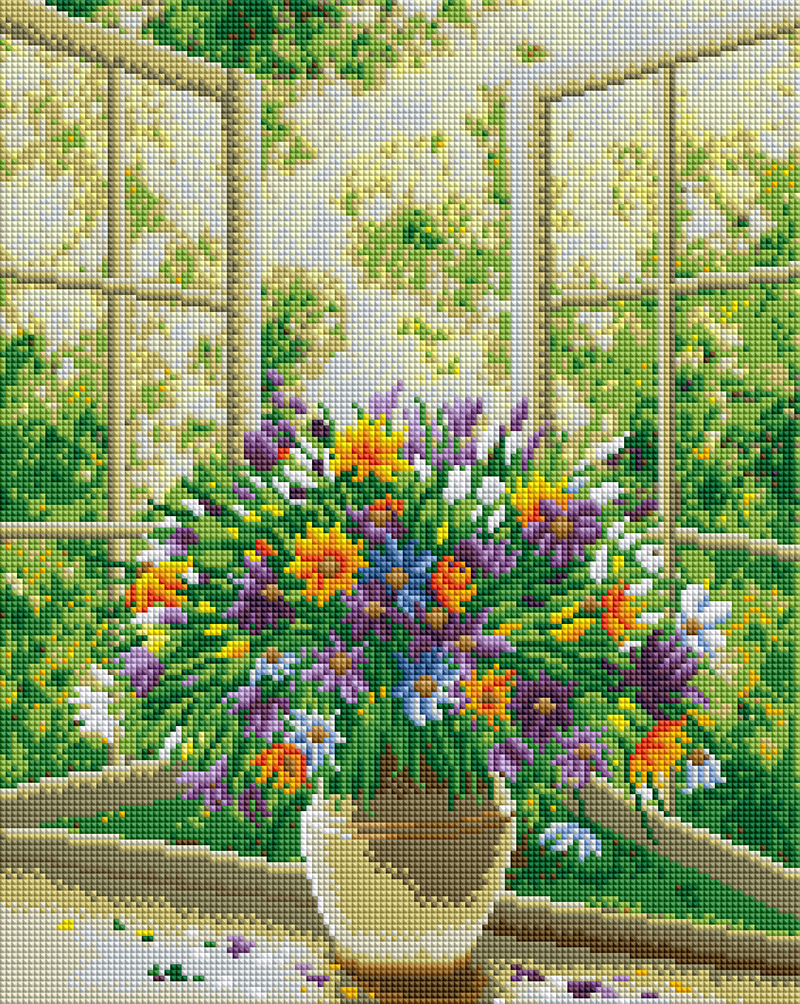 

Алмазная картина на подрамнике Color Kit Лето 40х50 KUK106