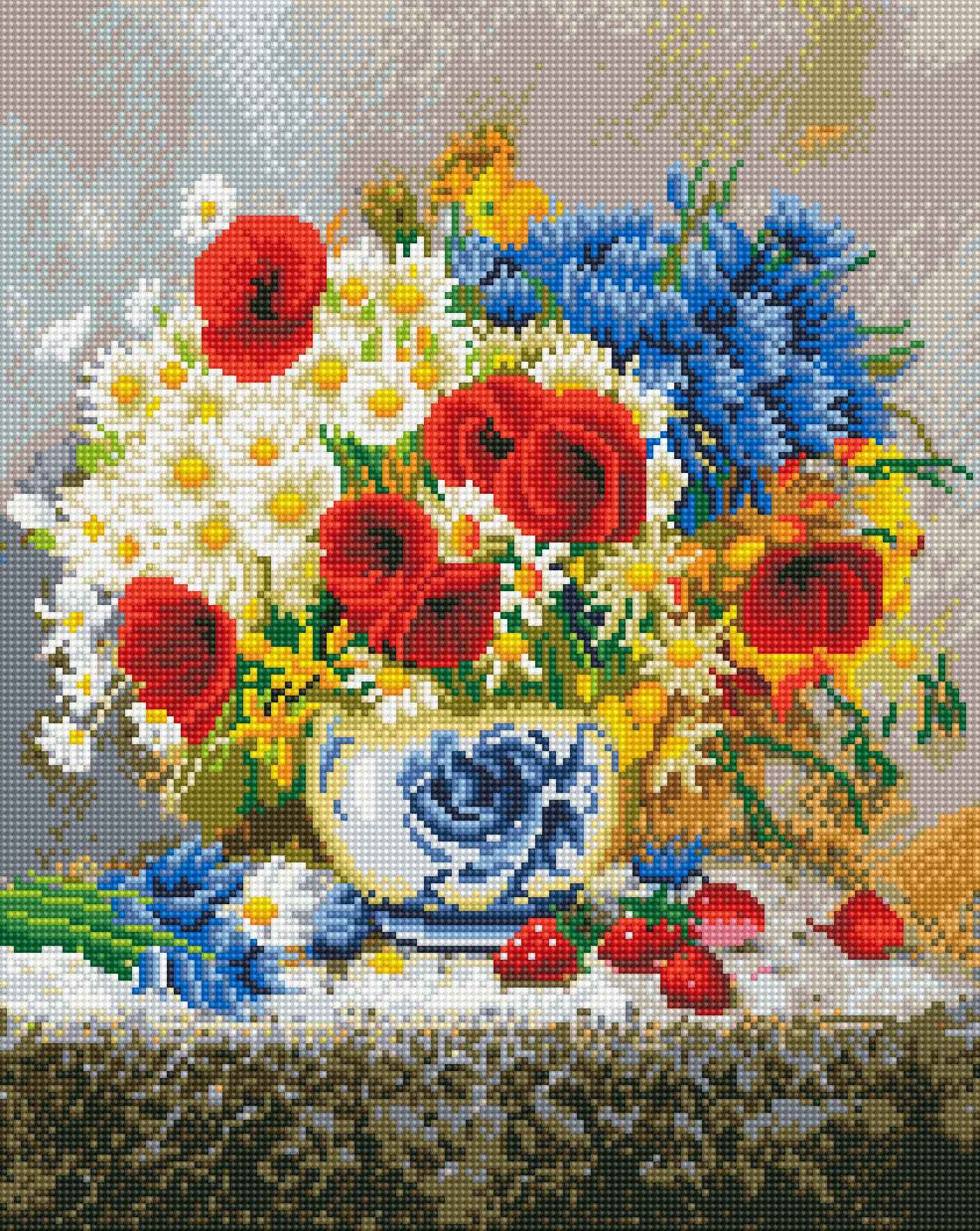 

Алмазная картина на подрамнике Color Kit Пряное лето 40х50 KUK100