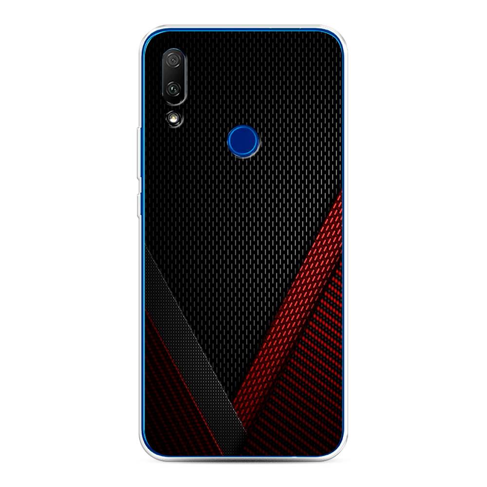 

Чехол Awog на Honor 9X "Красный карбон", Черный;красный, 69950-3