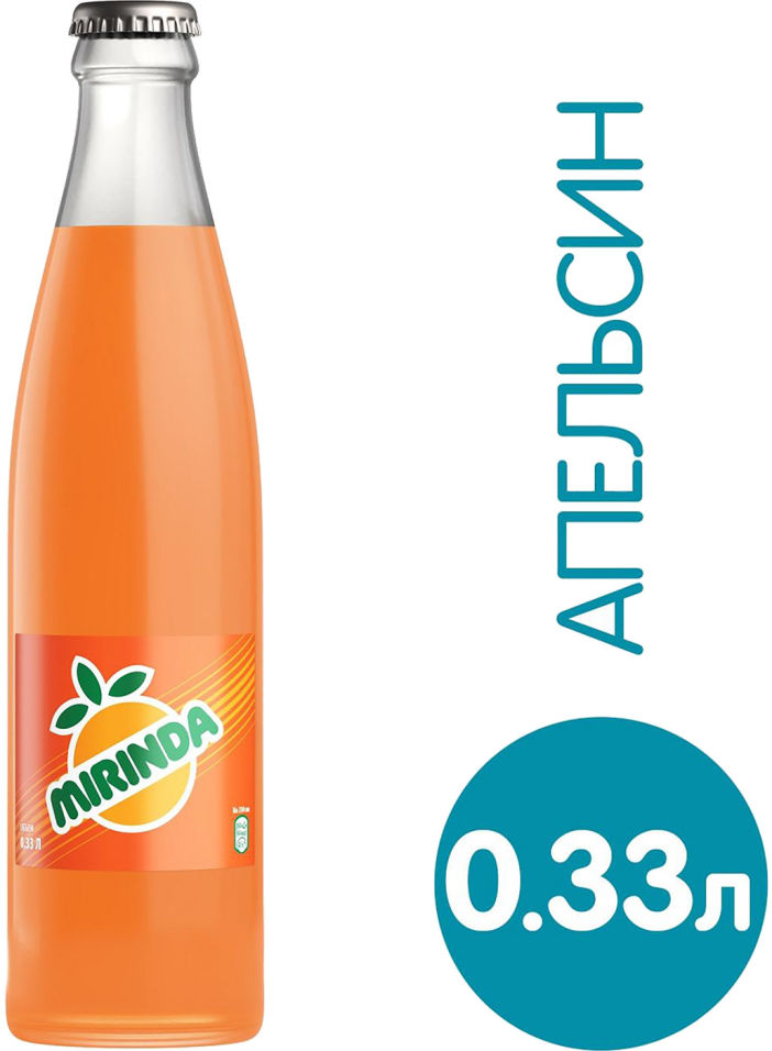 

Напиток Mirinda Апельсин 330мл