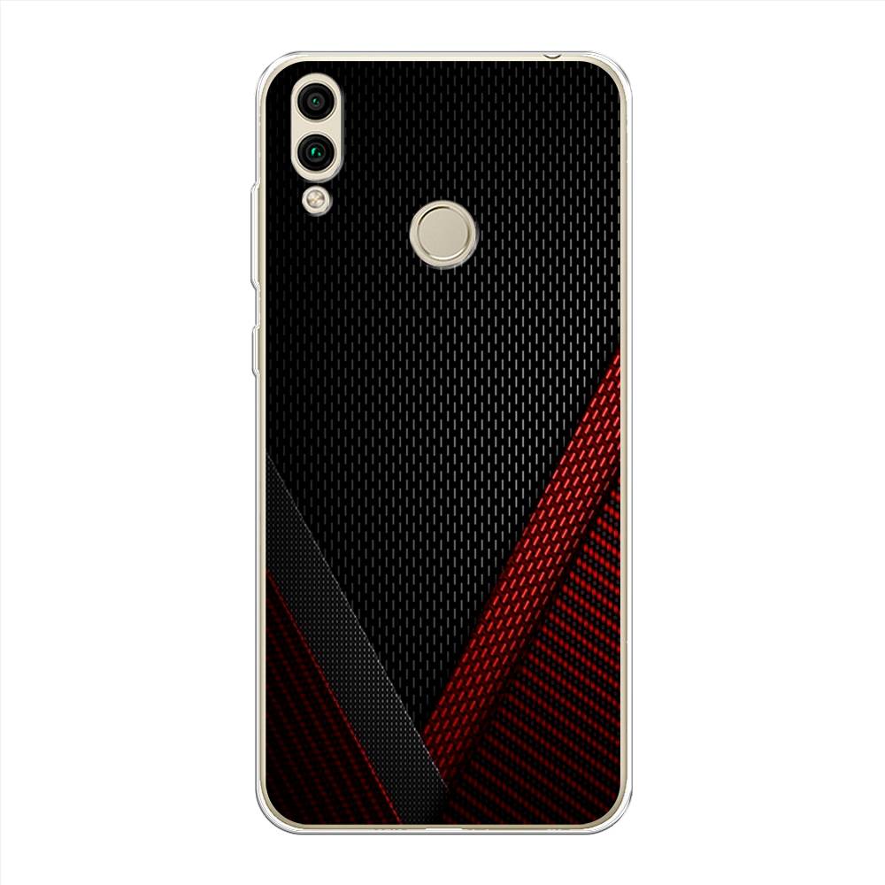 

Чехол Awog на Honor 8C "Красный карбон", Черный;красный, 67150-3