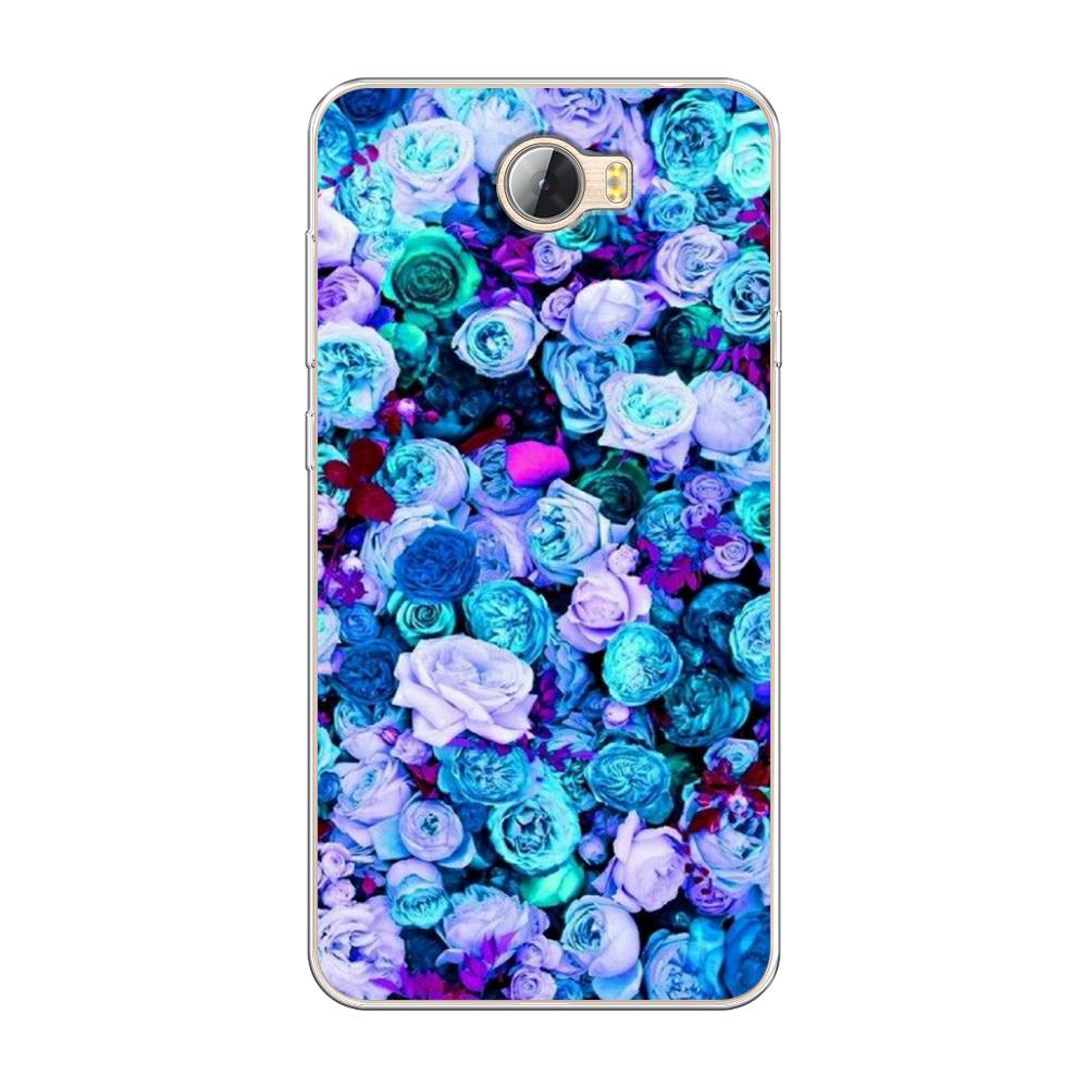 

Чехол на Huawei Y5 II "Цветочный ковер", Фиолетовый, 61950-2