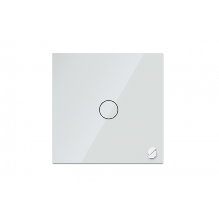 Умный сенсорный выключатель Sibling Powerlite-WS1, 1 кнопка, белый (без нуля)