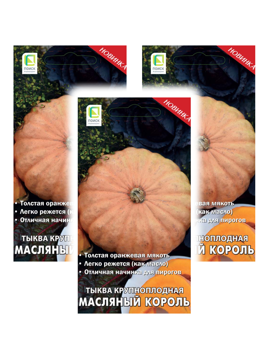 

Семена тыква Поиск Масляный король 96842 3 уп., Тыква
