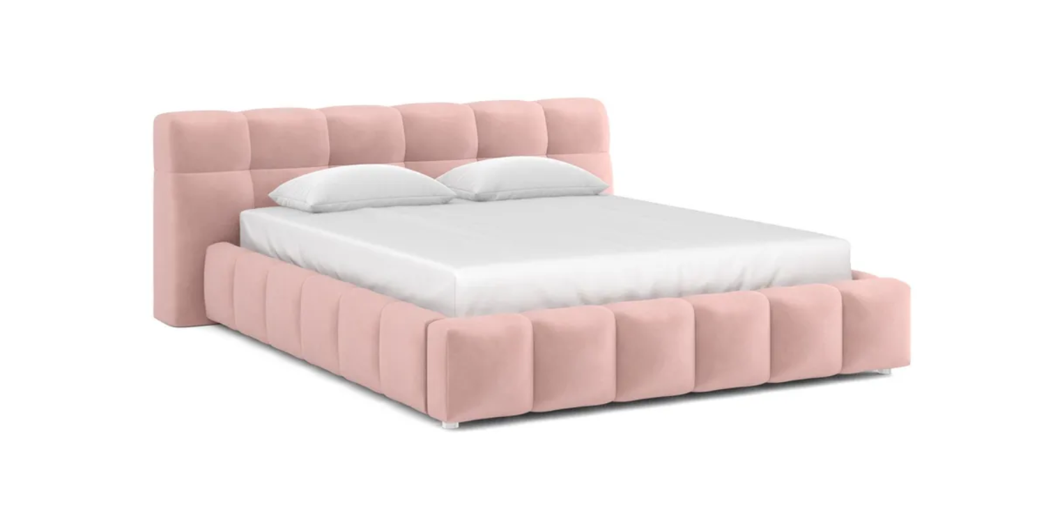 

Кровать Askona Andria Sky Velvet 01 180х200, Розовый, Andria