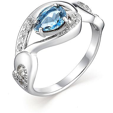 

Кольцо женское АЛЬКОР 01-0863 р.18.5, 01-0863
