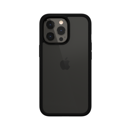 фото Чехол-накладка switcheasy aero+ на заднюю сторону iphone 13 pro. цвет: прозрачный черный