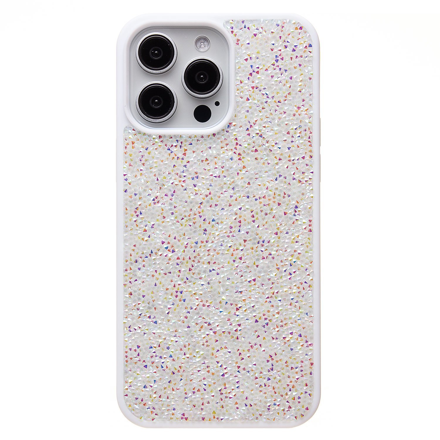 

Чехол для iPhone 15 Pro Max пластиковый Posh Shine белый