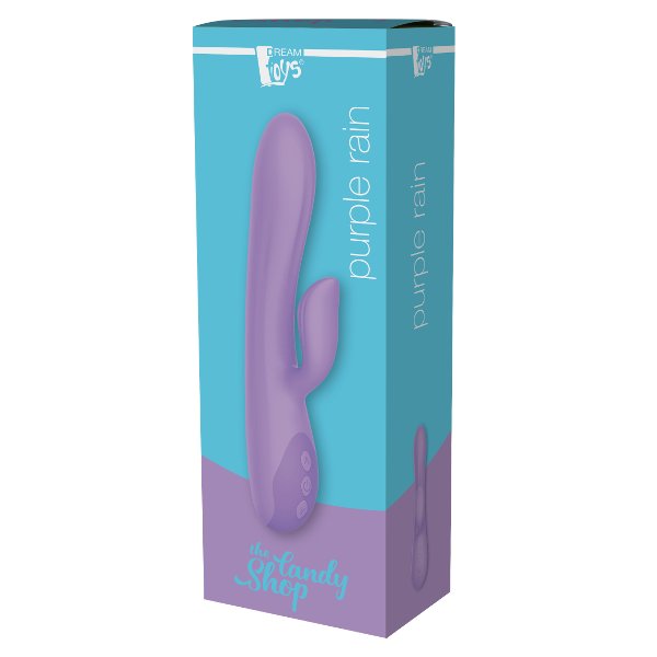 Dream toys Вибратор с клиторальной стимуляцией Purple Rain
