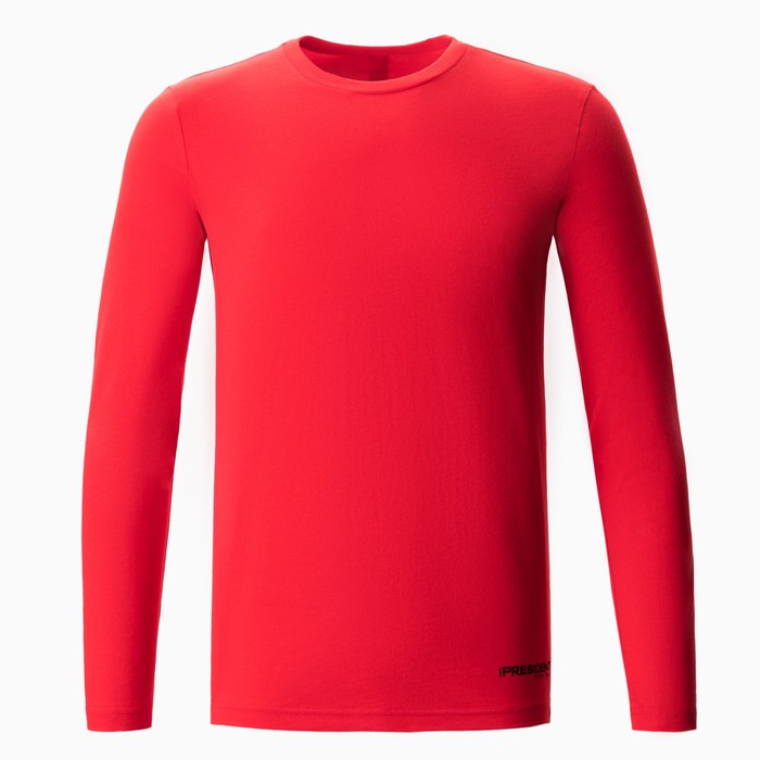 

Лонгслив мужской NoBrand 9186255 красный 52 RU, 9186255