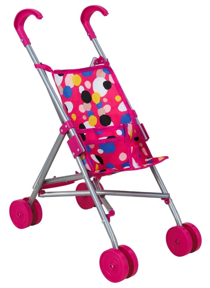 фото Детская игрушечная прогулочная коляска-трость buggy boom для кукол mixy 8001-m1411