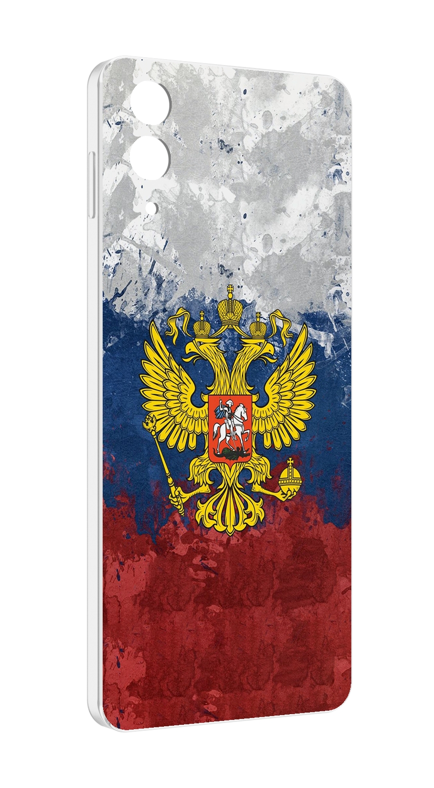 

Чехол MyPads герб-России для Samsung Galaxy Z Flip 4 (SM-F721), Прозрачный, Tocco