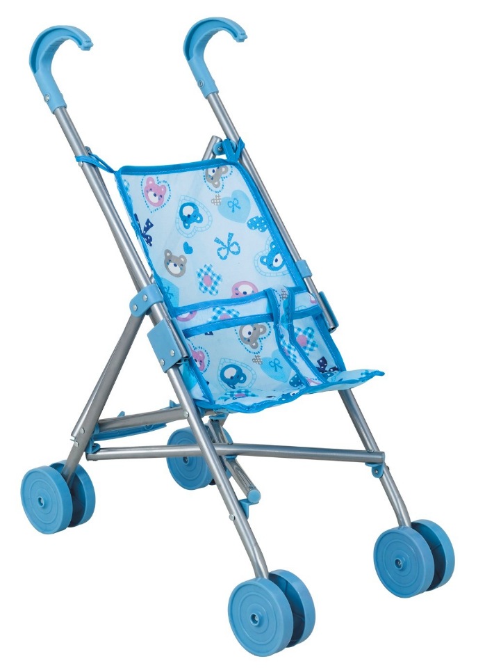 фото Детская игрушечная прогулочная коляска-трость buggy boom для кукол mixy 8001-m1418