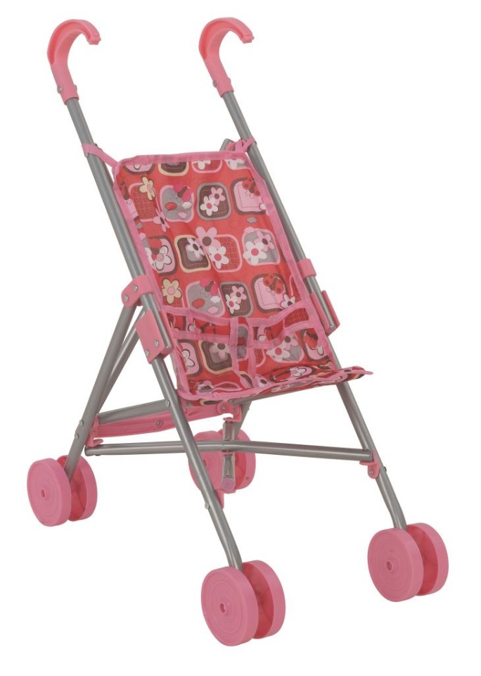 фото Детская игрушечная прогулочная коляска-трость buggy boom для кукол mixy 8001-m1605