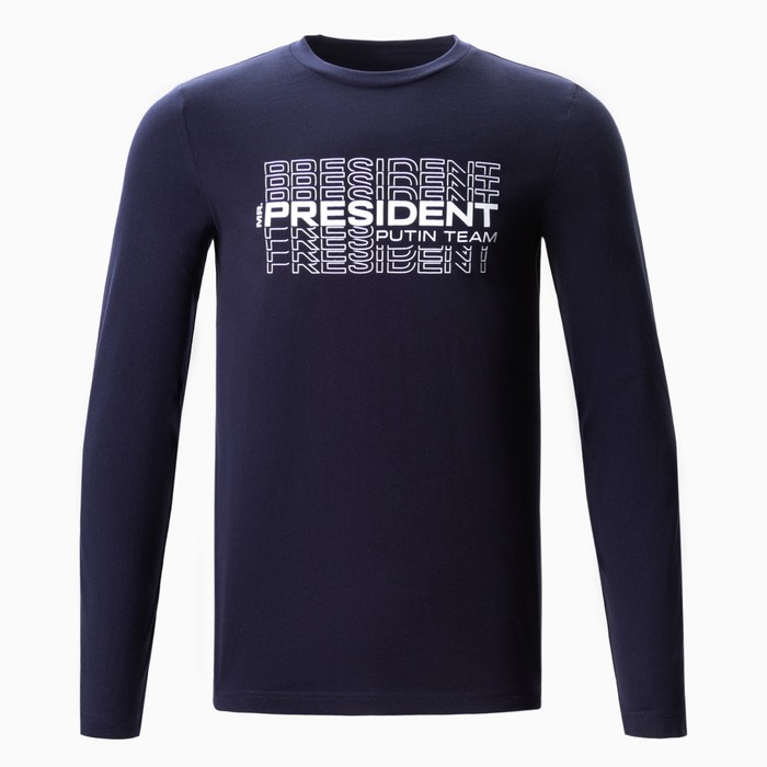 

Лонгслив мужской NoBrand 9186246 синий 46 RU, 9186246