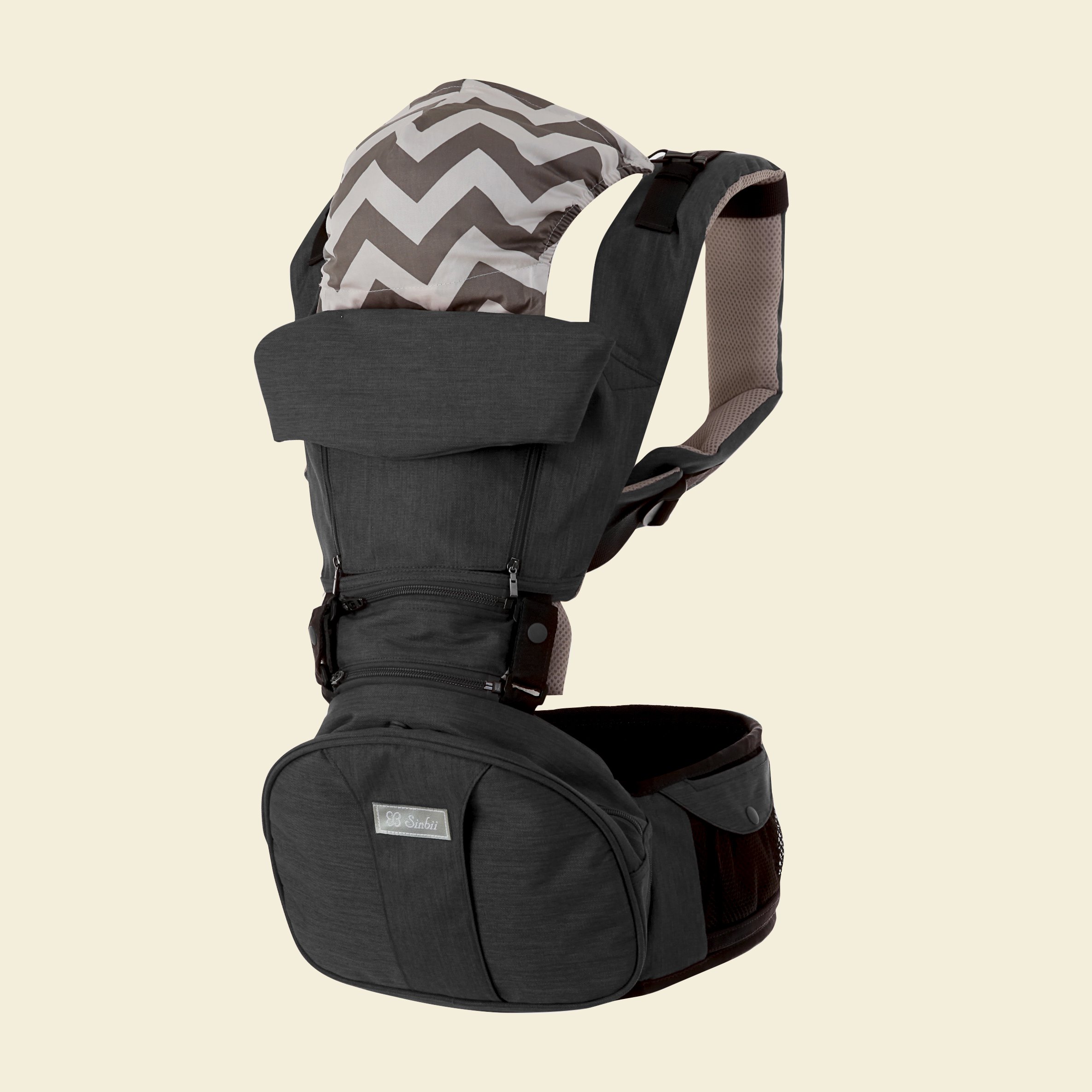 фото Хипсит-рюкзак sinbii premium s-pocket set s709/черный