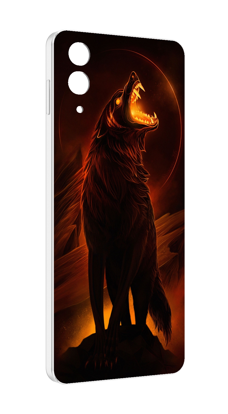 

Чехол MyPads волчара с огнем внутри для Samsung Galaxy Z Flip 4 (SM-F721), Прозрачный, Tocco