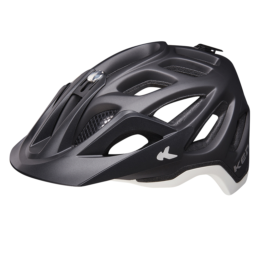 Велосипедный  шлем для MTB KED Trailon Black White Matt M