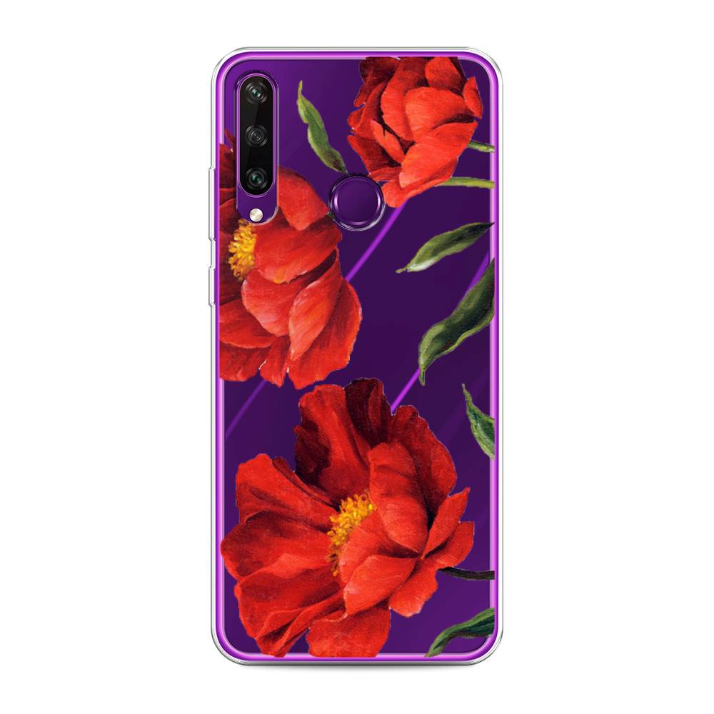 

Чехол Awog на Huawei Y6p "Красные маки", Красный, 6103250-8