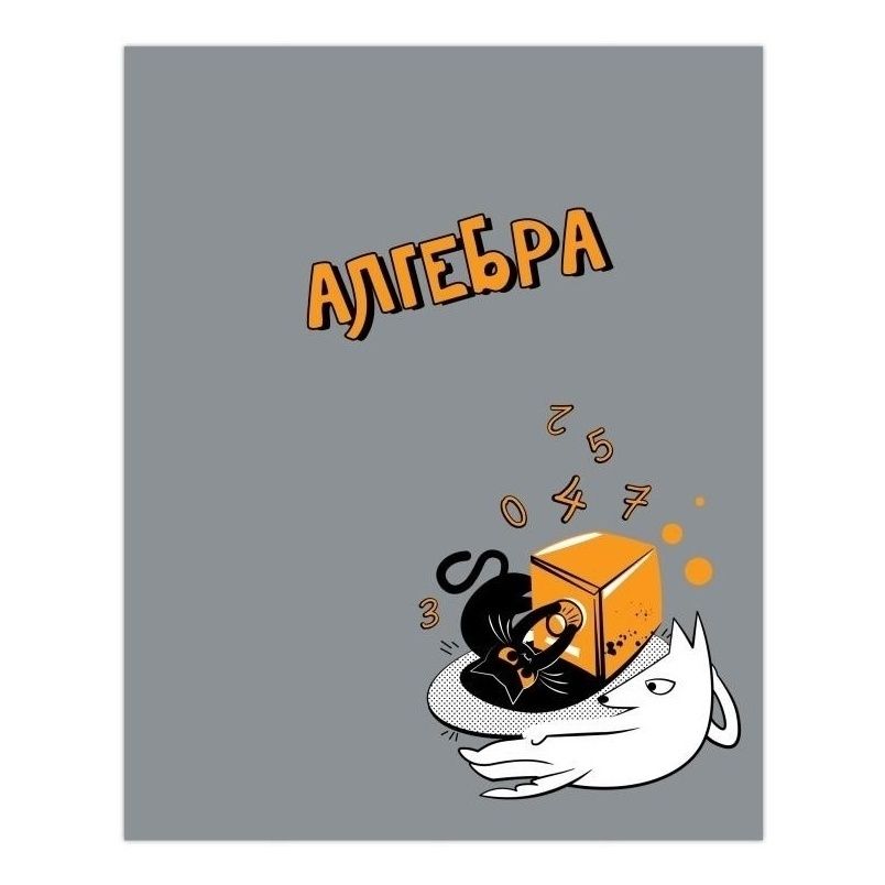 

Тетрадь предметная 48 листов Алгебра А5 скрепка в клетку