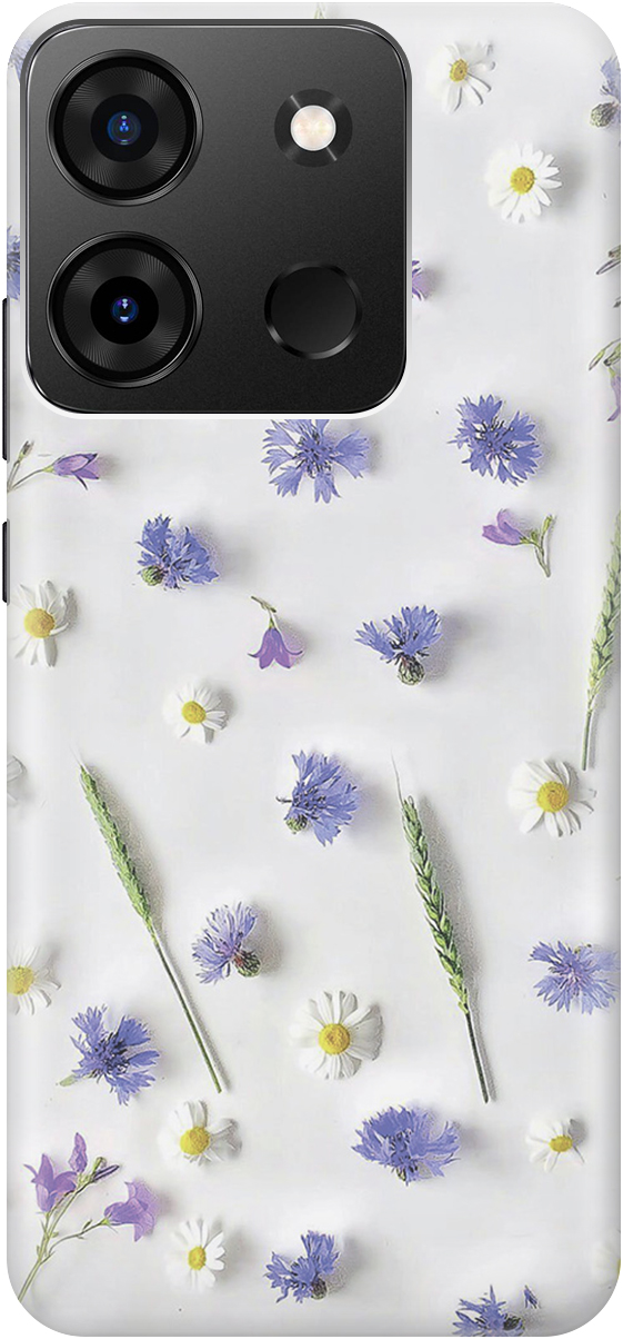 

Ультратонкий силиконовый чехол-накладка для Infinix Smart 7 Plus с принтом, Белый;зеленый;фиолетовый, 20000073