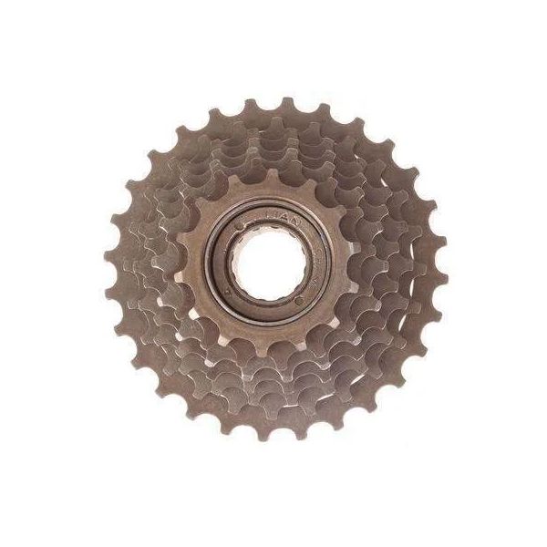 Кассета трещетка 7ск. 00-170044 FREEWHEEL 7х14-28 HG/UG коричневая