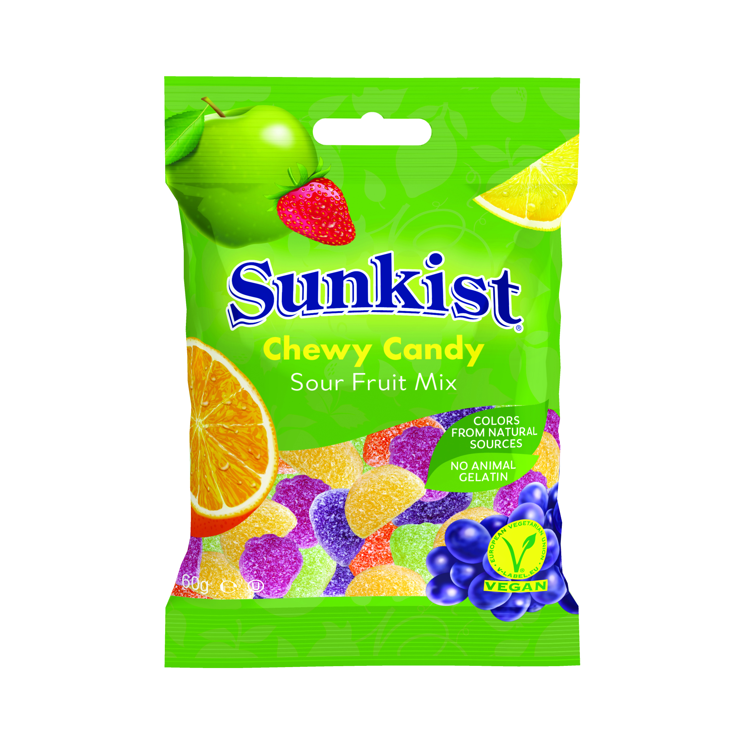 Мармелад Jelly Belly кислые фрукты Sunkist 60 гр.