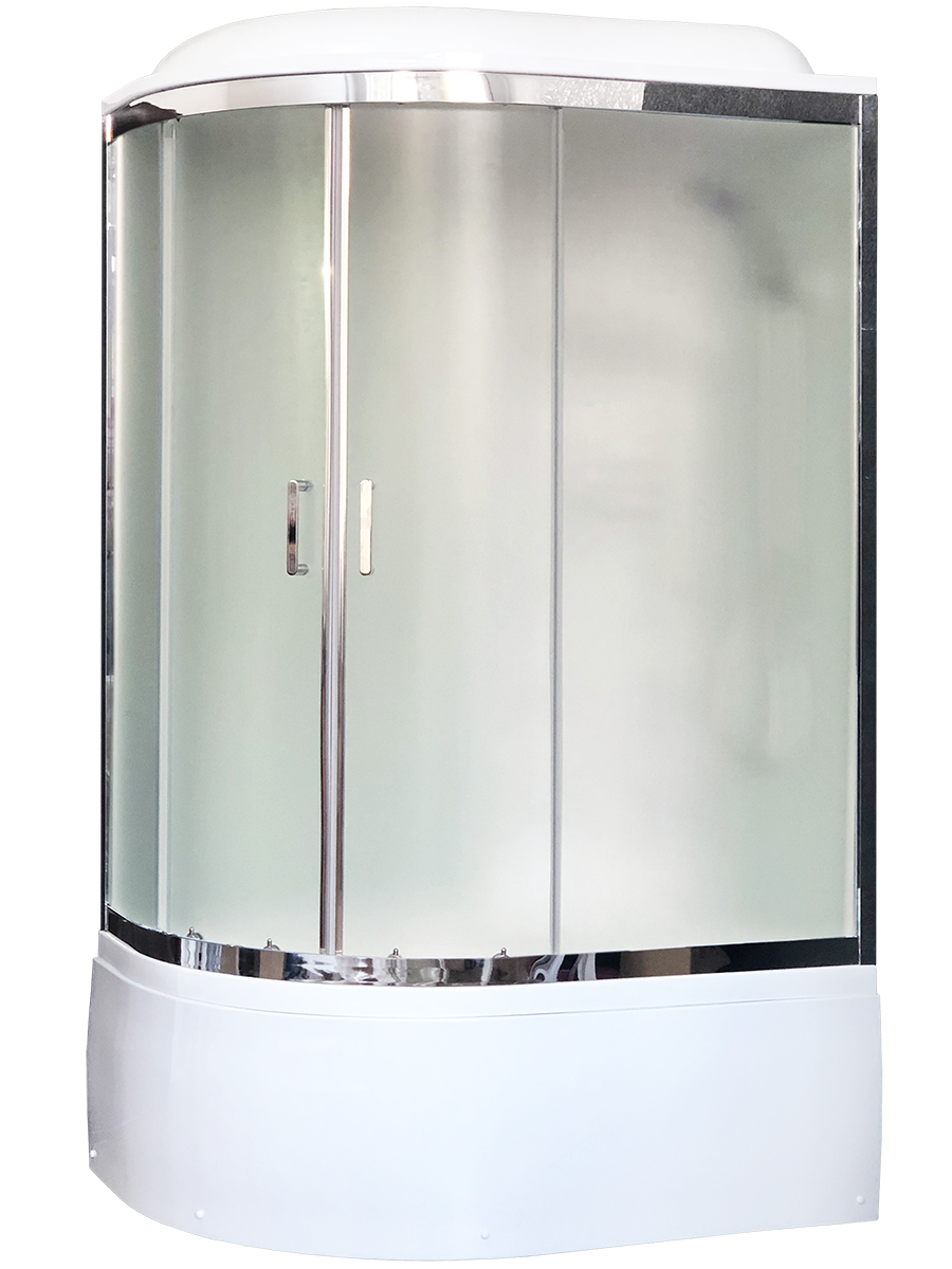 

Душевая кабина Royal Bath RB 8120BK6-WC-CH (белое/матовое) правая