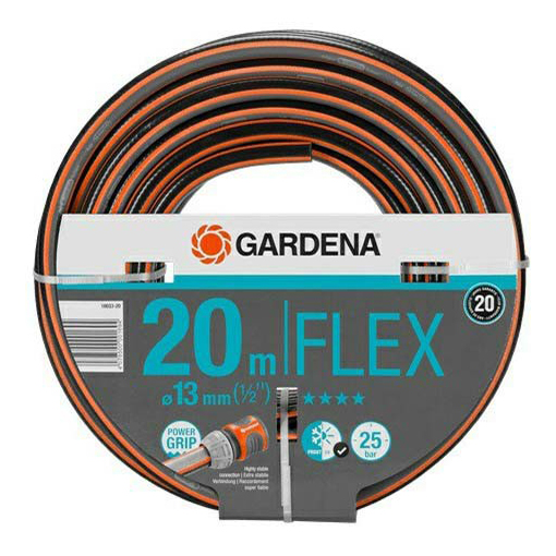 

Шланг для полива Gardena Flex 1/2 20 м, Черный, Flex