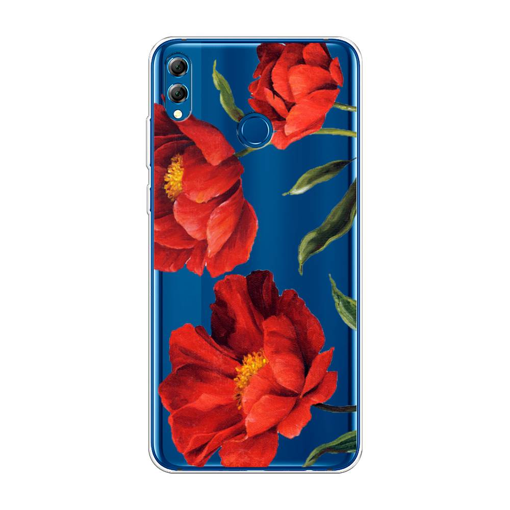

Чехол Awog на Honor 8X Max "Красные маки", Красный, 66550-8