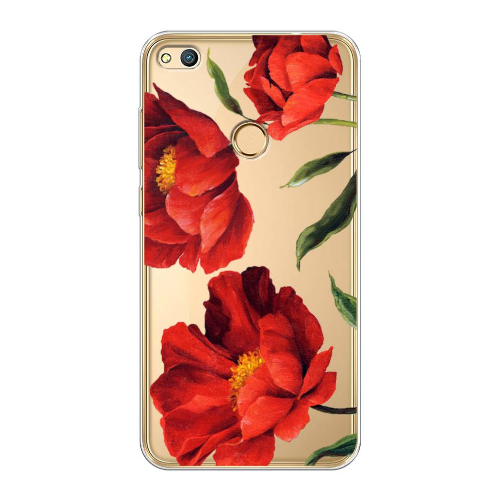 

Чехол Awog на Honor 8 Lite "Красные маки", Красный, 63950-8