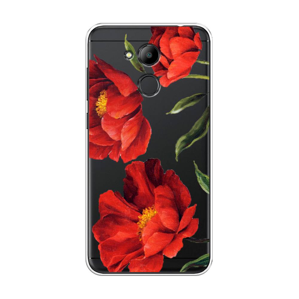 

Чехол Awog на Honor 6C Pro "Красные маки", Красный, 63850-8