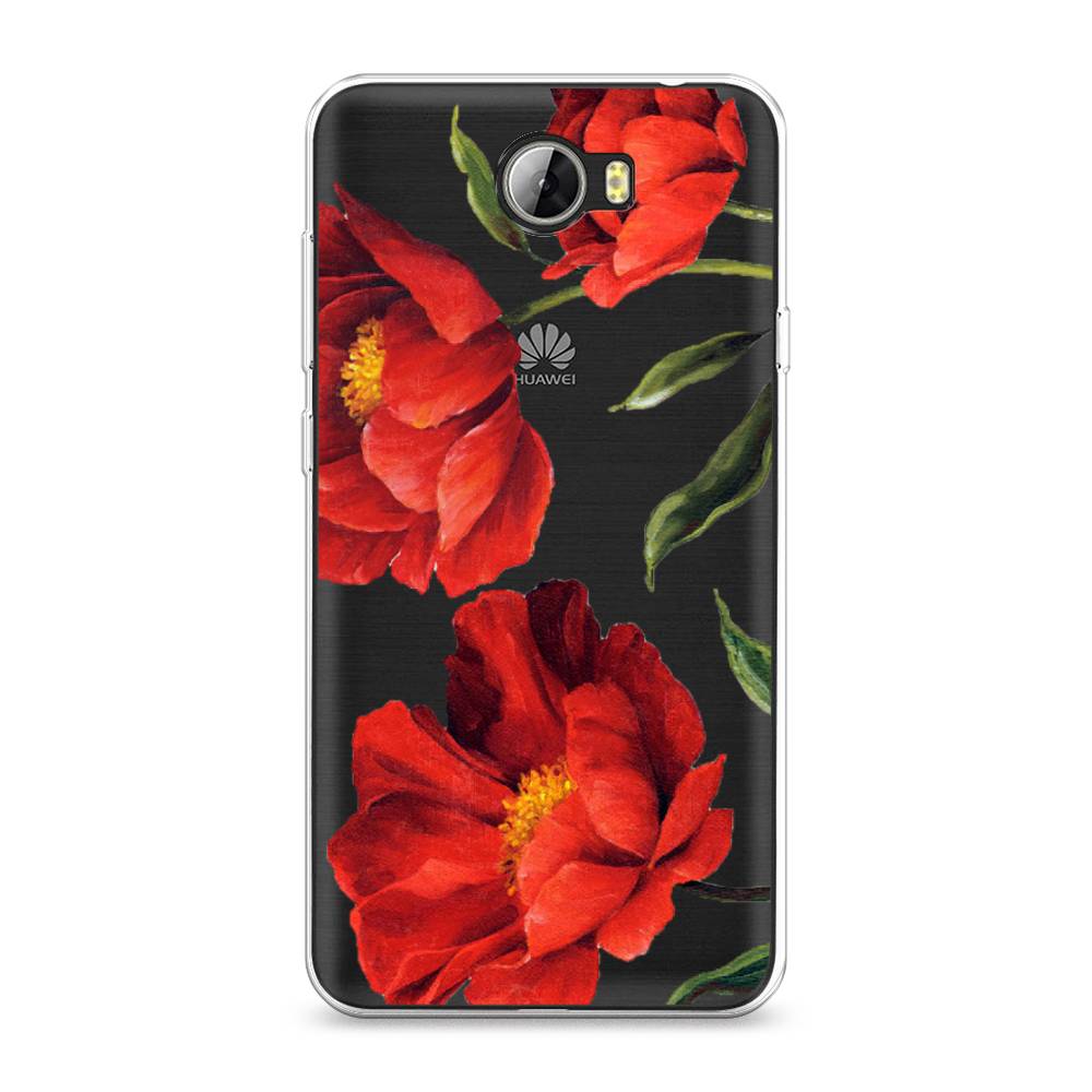 

Чехол Awog на Honor 5A "Красные маки", Красный, 60350-8