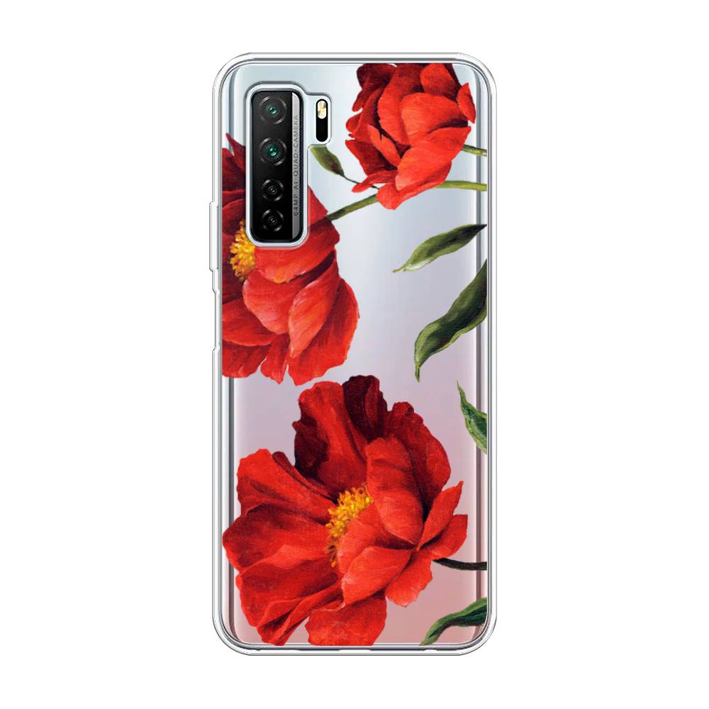 

Чехол Awog на Honor 30S (Global) "Красные маки", Красный, 6102850-8