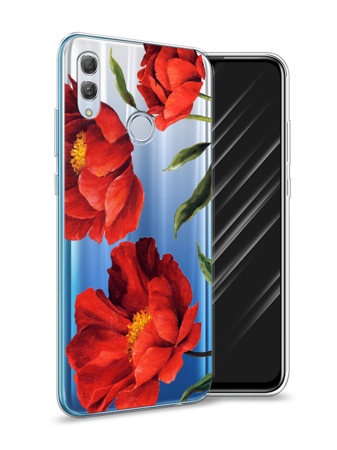 

Чехол Awog на Honor 10 Lite "Красные маки", Красный, 67550-8