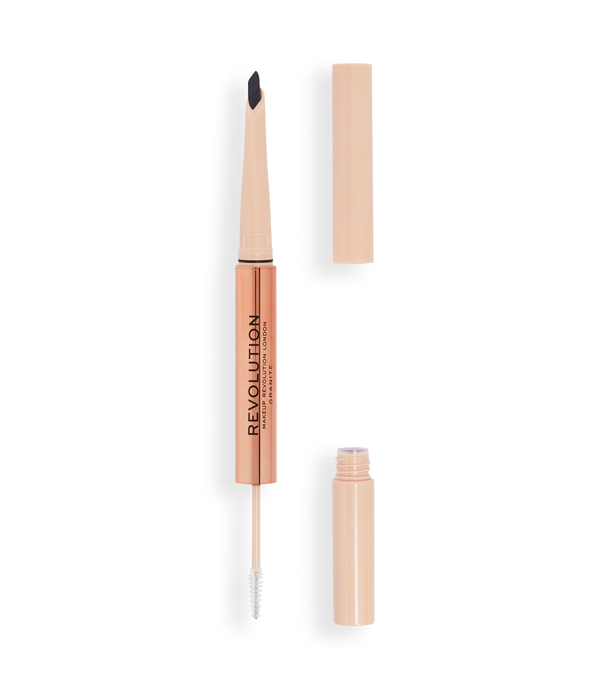 Карандаш Makeup Revolution и гель Eyebrow pencil Fluffy Brow Filter Duo Granite карандаш для бровей revolution