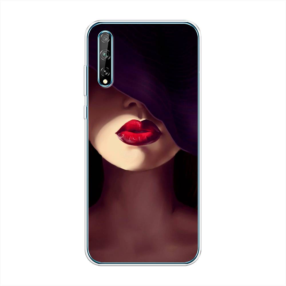 

Чехол Awog на Huawei Y8p "Красные губы", Черный;бежевый;красный, 6103450-7