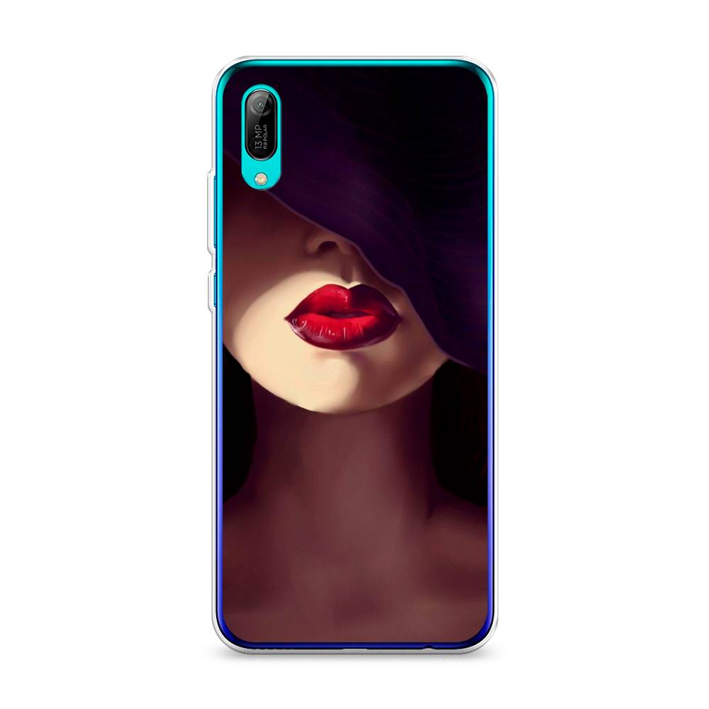

Чехол Awog на Huawei Y6 Pro (Prime) 2019 "Красные губы", Черный;бежевый;красный, 68150-7