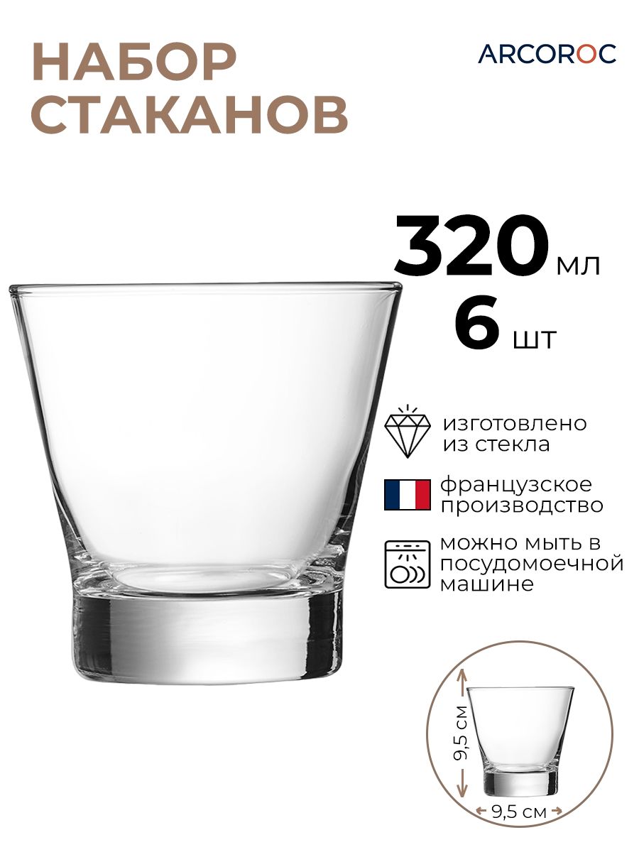 

Олд Фэшн ARCOROC Шетлэнд 6 шт, Прозрачный